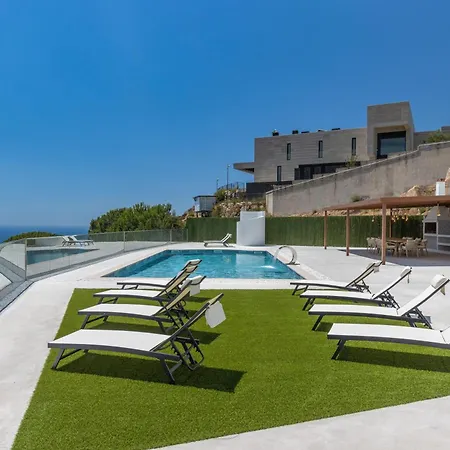 Aurea, Pool, Jacuzi And Panoramic View 빌라 료렛 드 마르